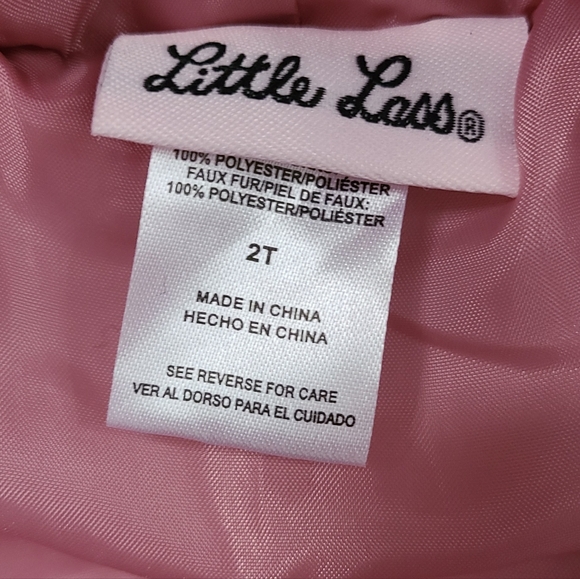 Little Lass hooded puffer vest - Picture 4 of 5